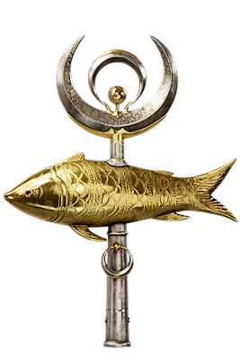 Fishmoon Crest Scepter Head
